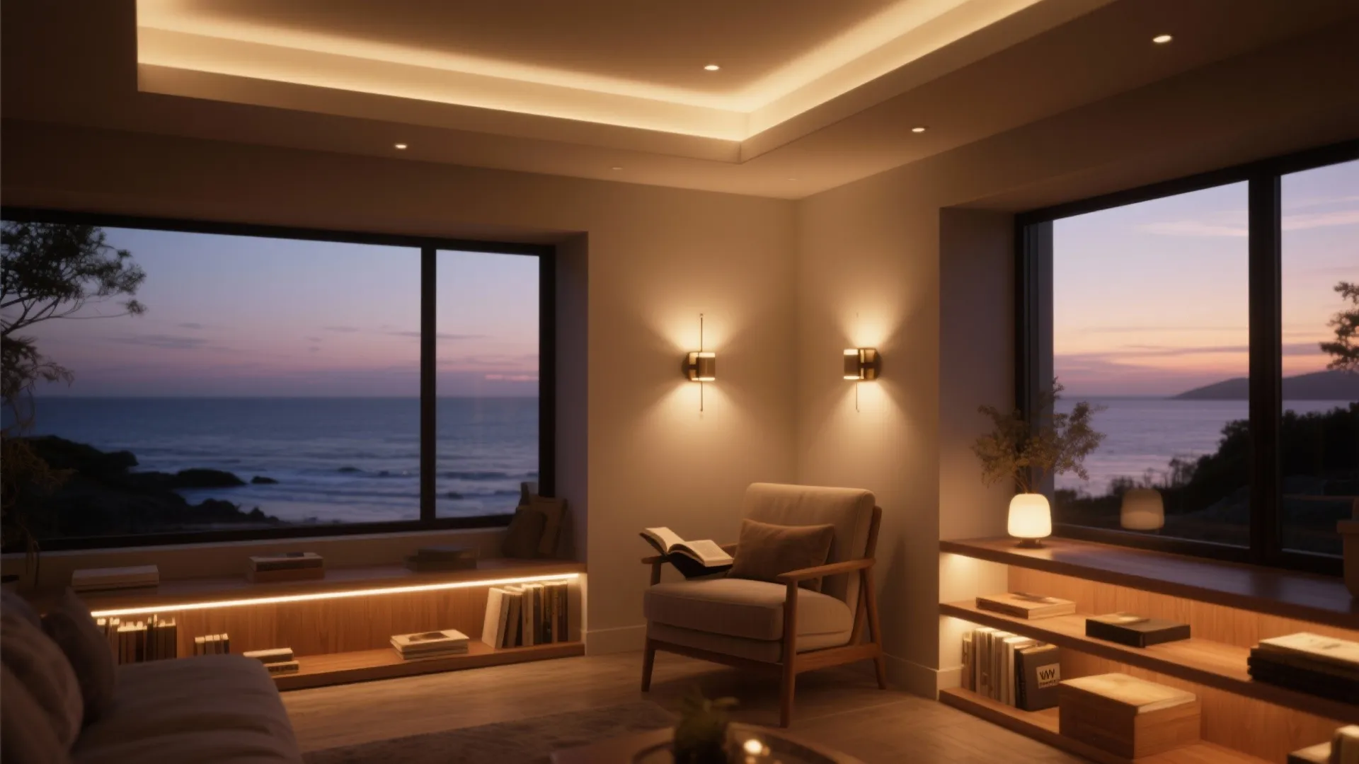 3. Layered lighting for mood and function