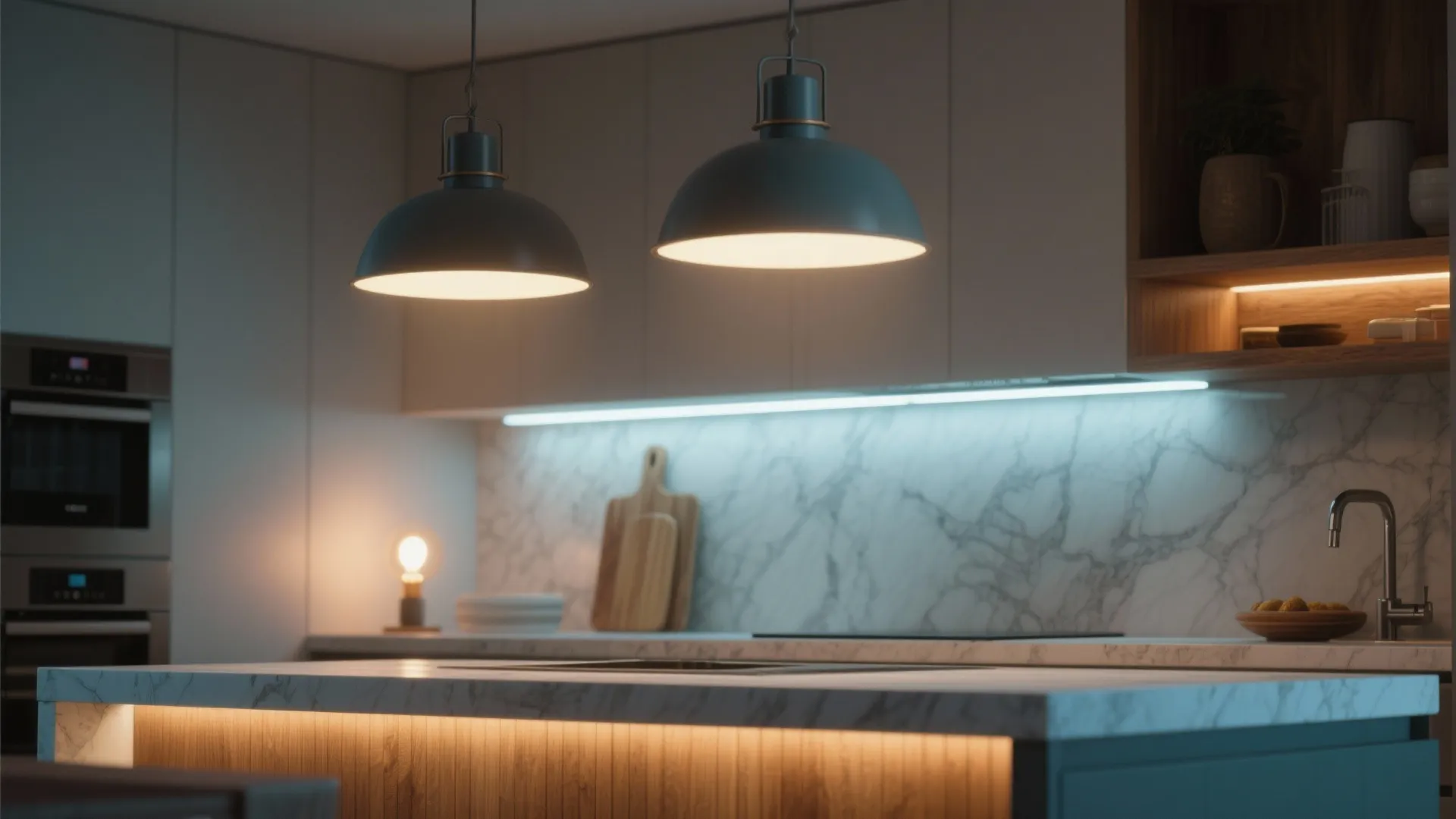 3. Layer lighting to enhance materials