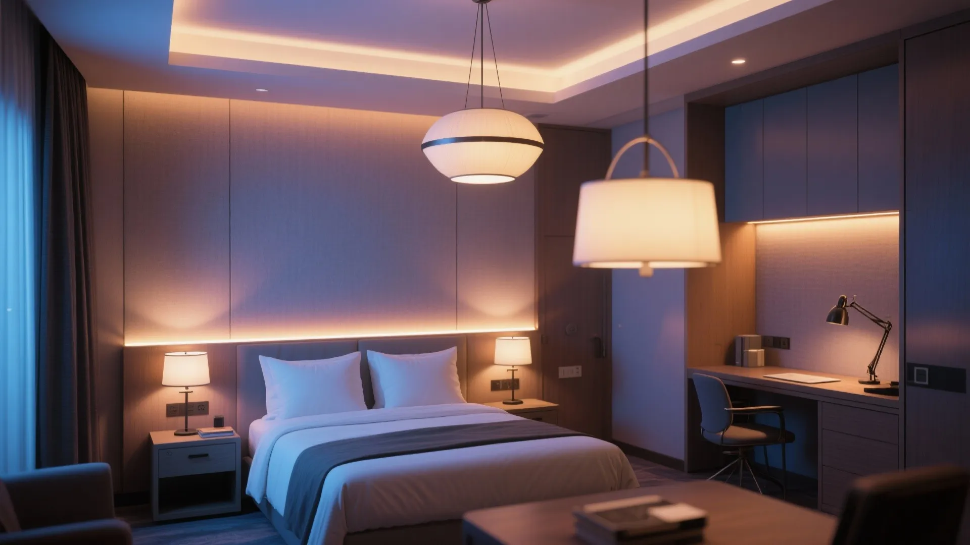 4. Layer lighting for ambiance and function