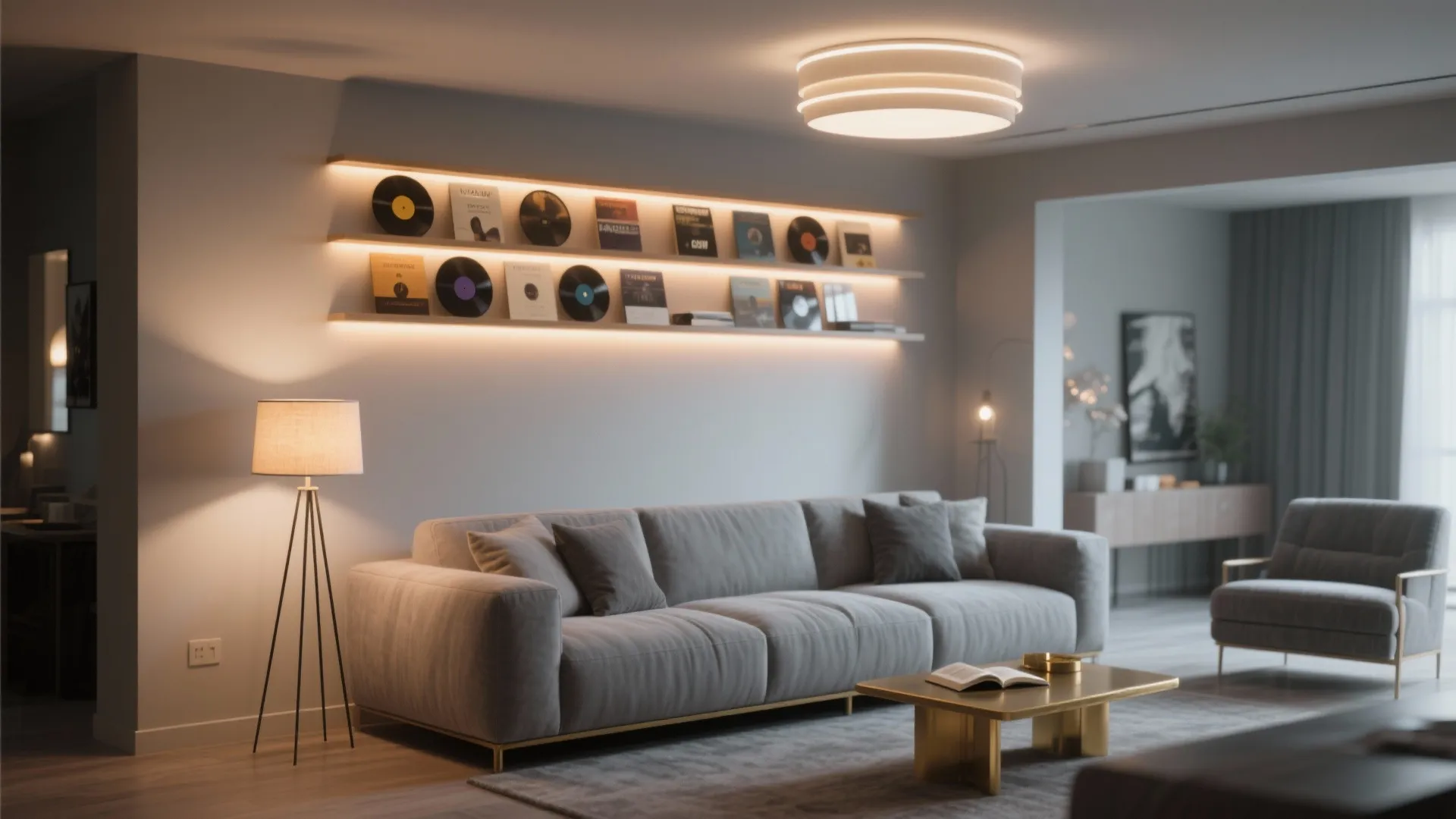 5. Layered Lighting for Mood