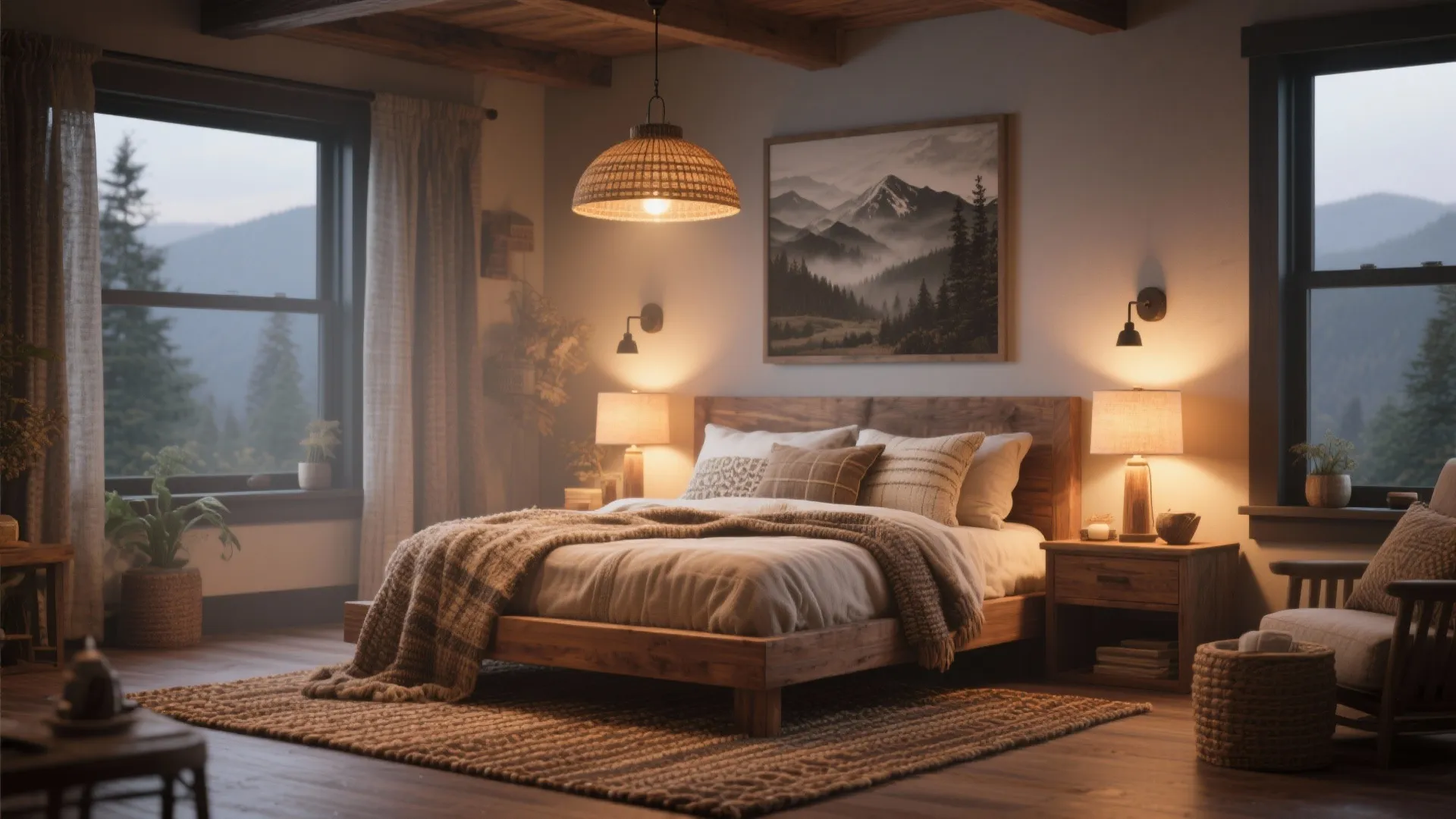 4. Layered Lighting & Cozy Textures