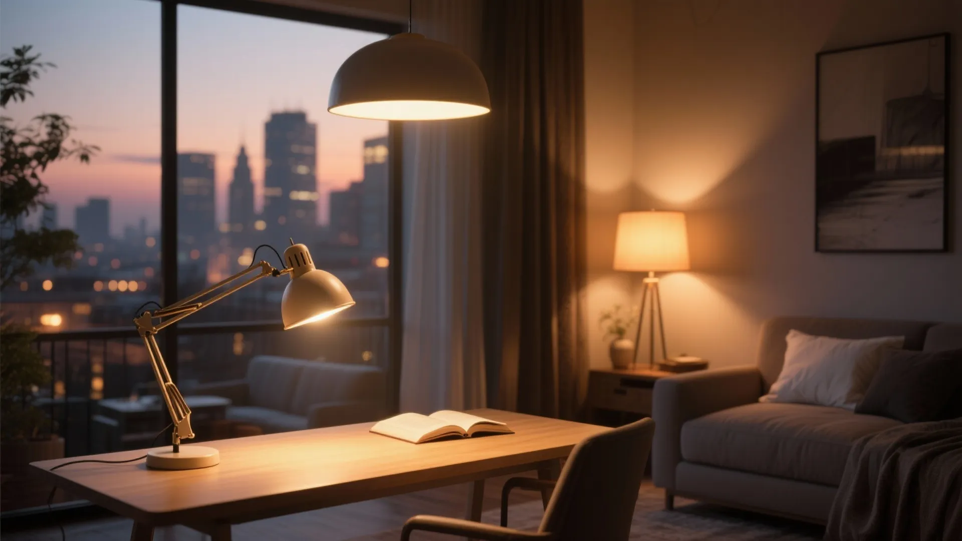 3. Layered lighting for mood and function
