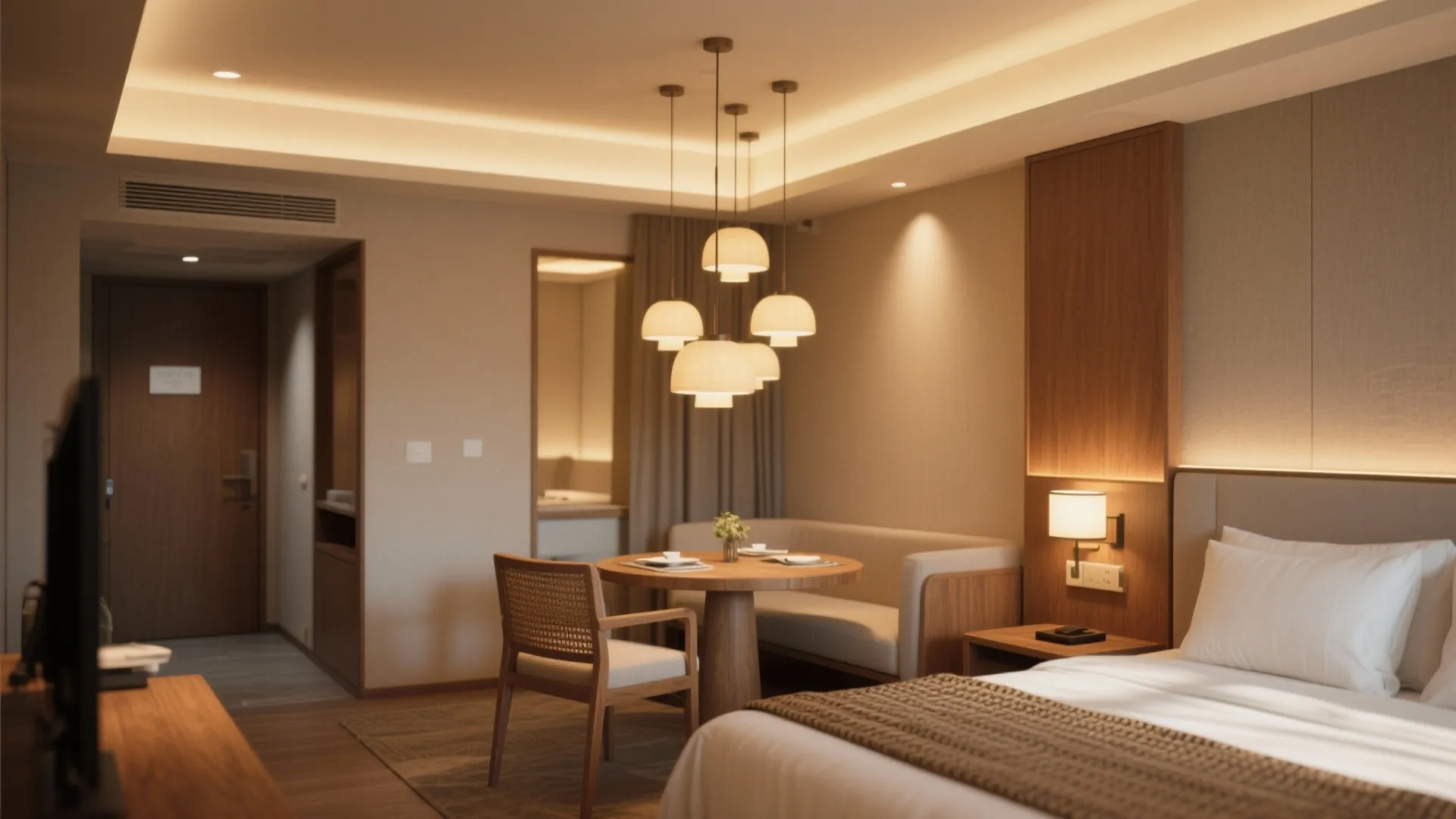 1. Zoning with layered lighting