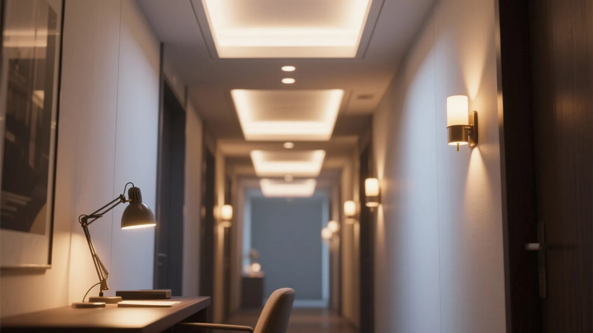 Use layered lighting to expand perception