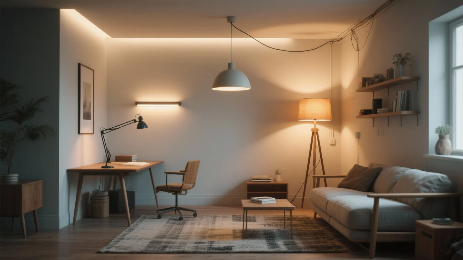 5. Layered lighting and deliberate zoning