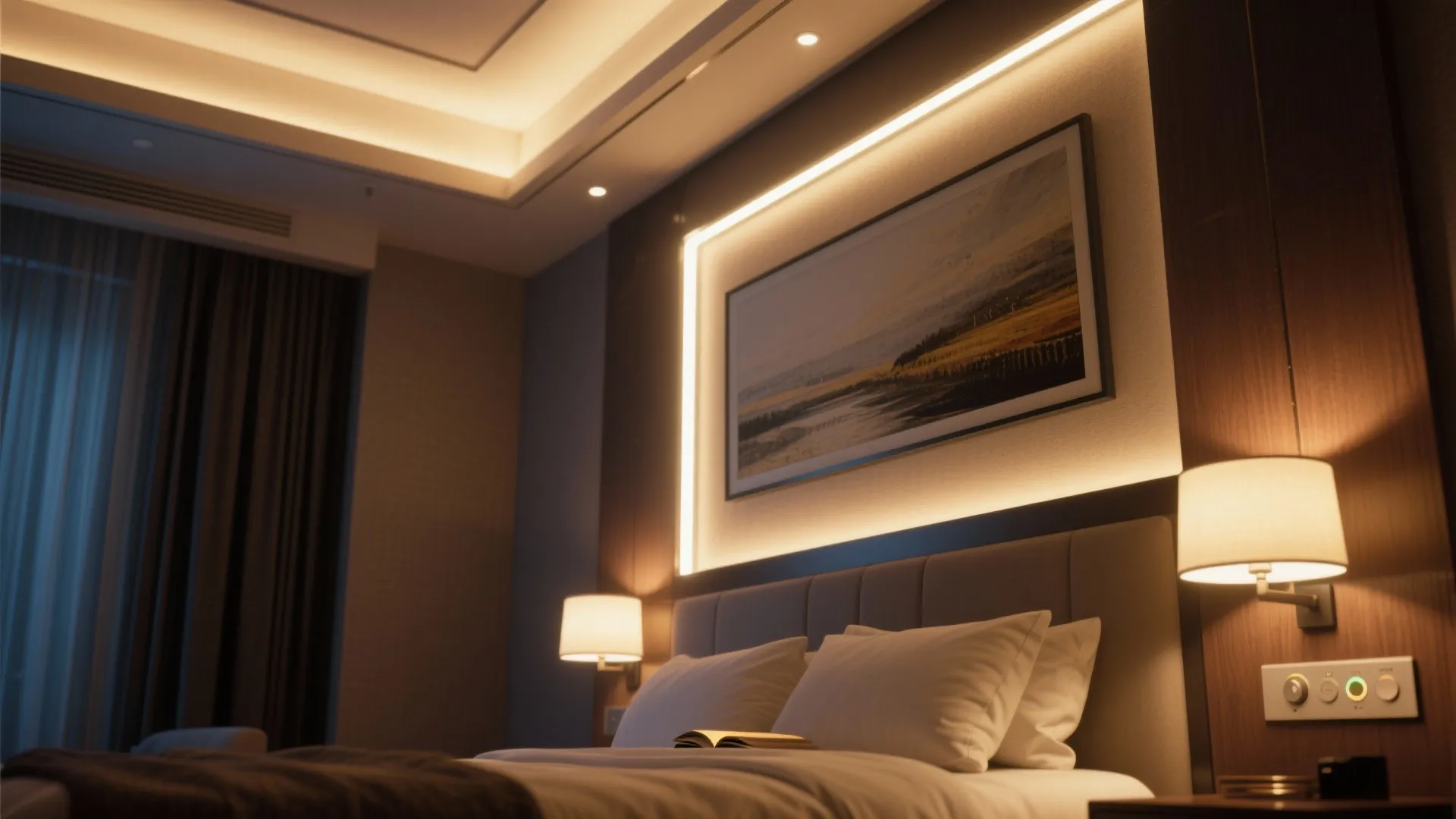 3. Layered lighting for moods