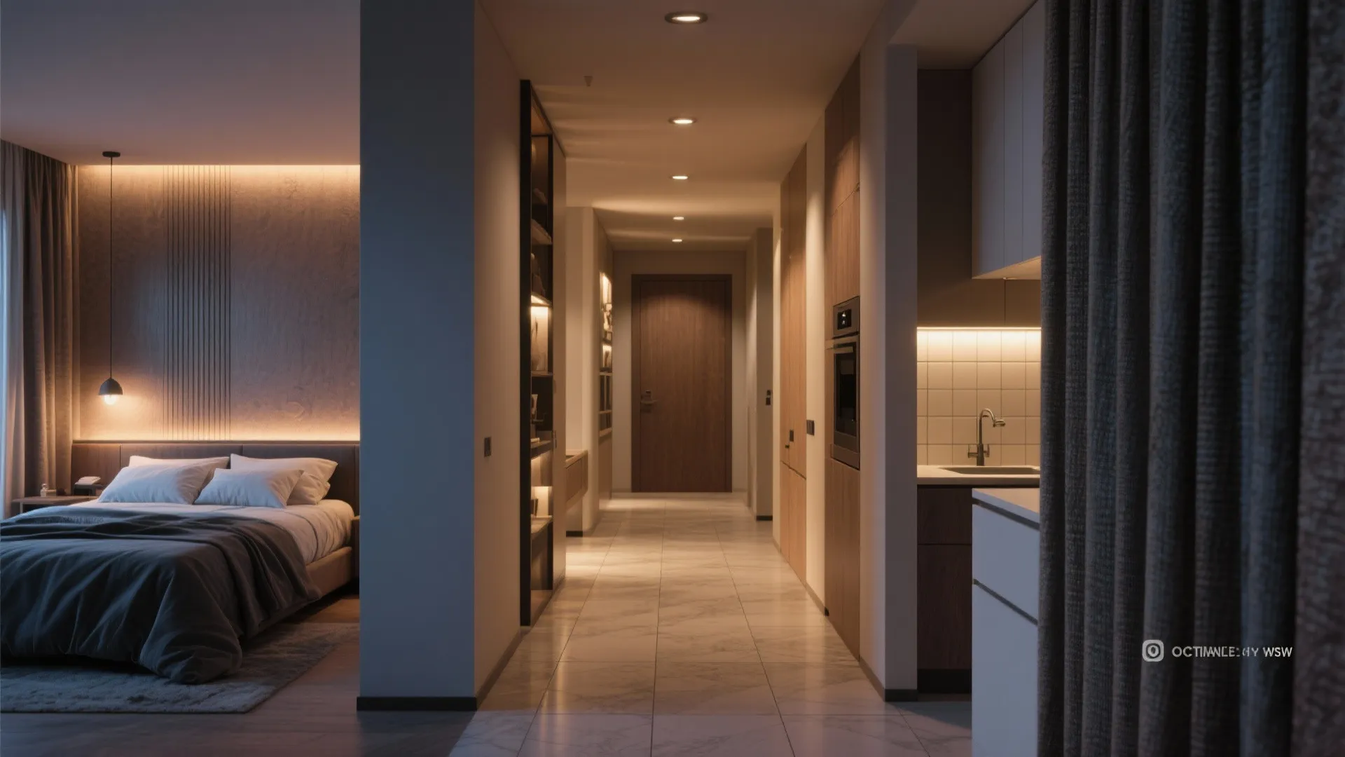 5. Layered Lighting and Material Scale