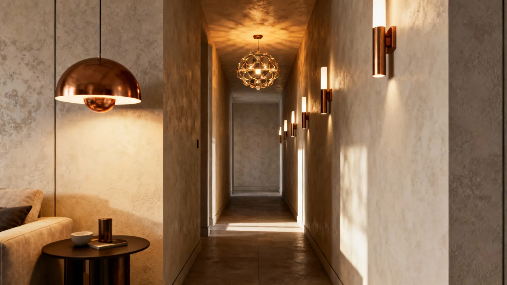 4. Orient lighting to break up the length