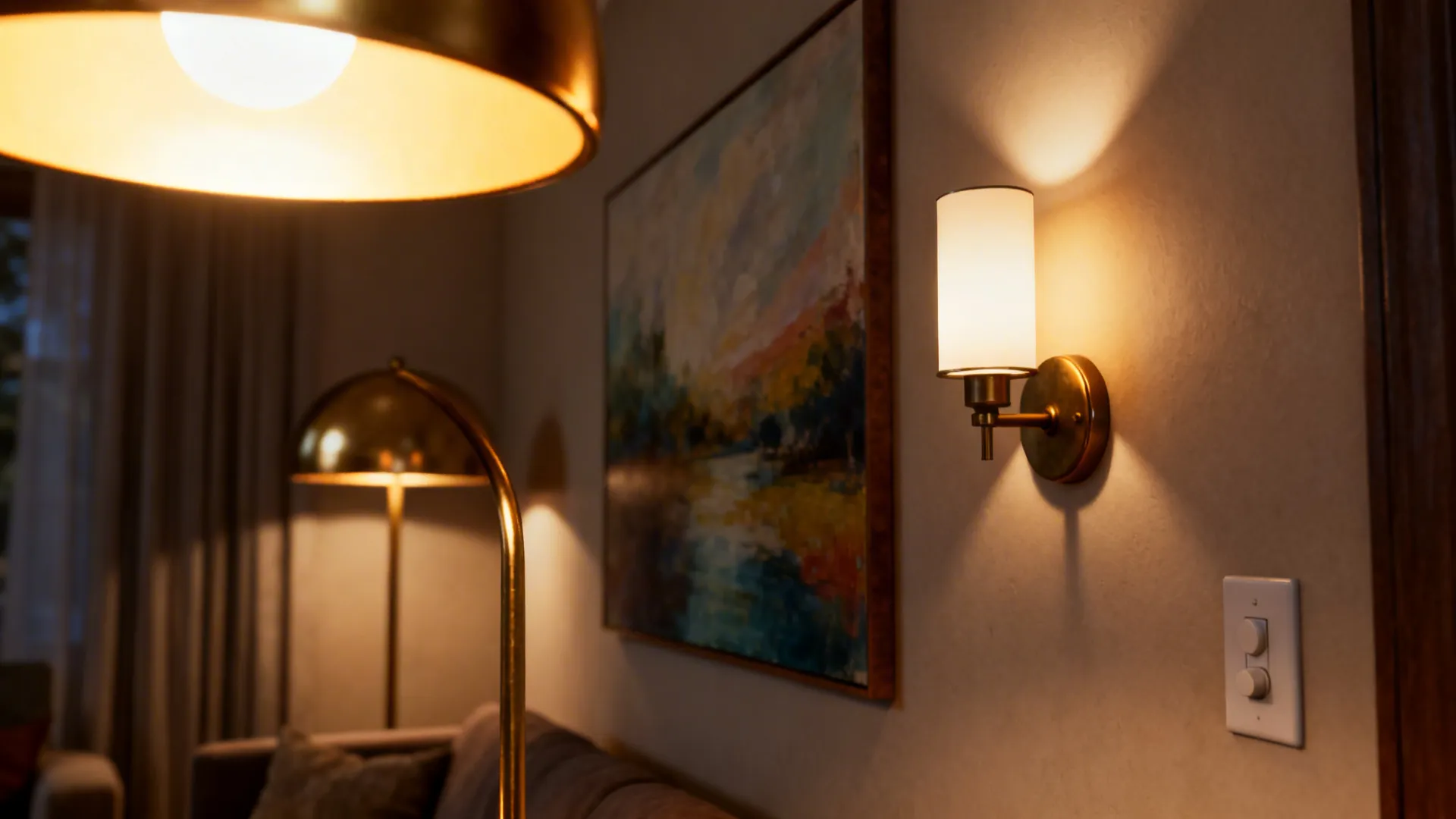 4. Layered lighting for mood and function