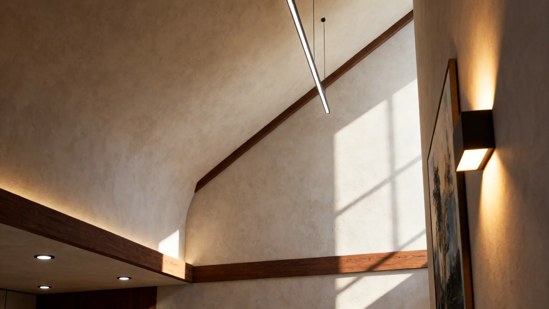 1. Embrace the slope with layered lighting