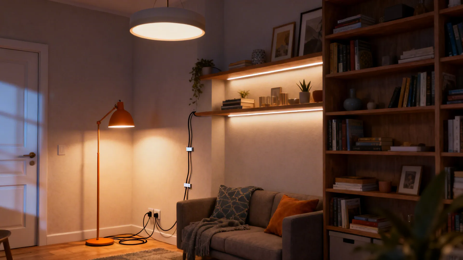 3. Layered lighting on a dime