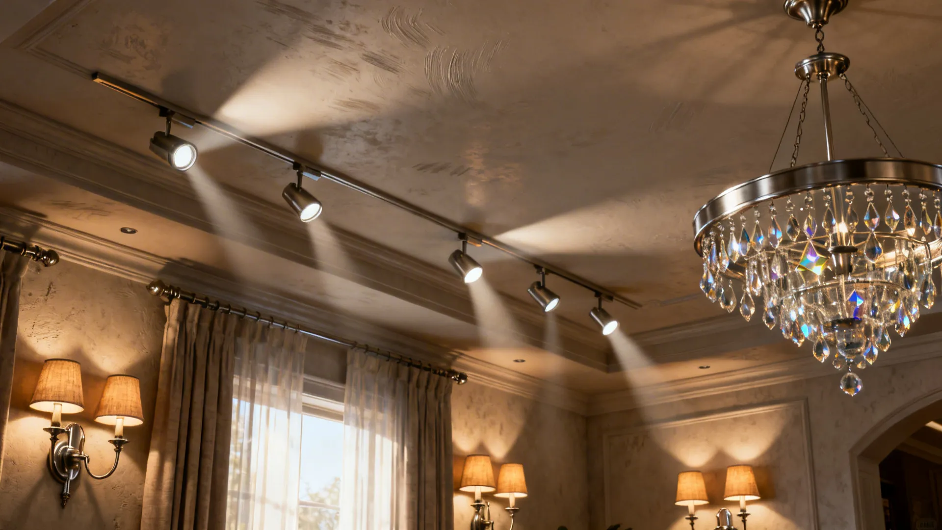 1. Layered Lighting to Tame the Height