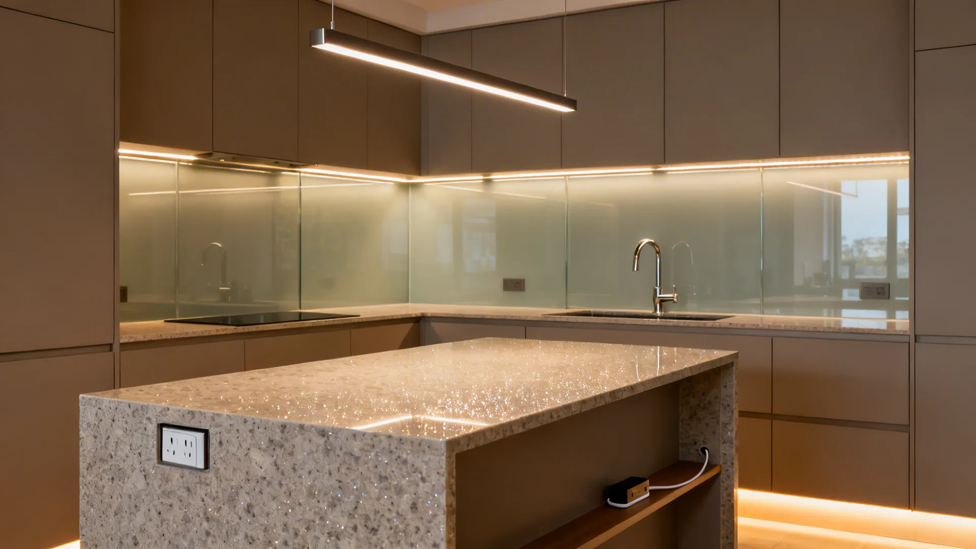 Statement lighting and concealed power