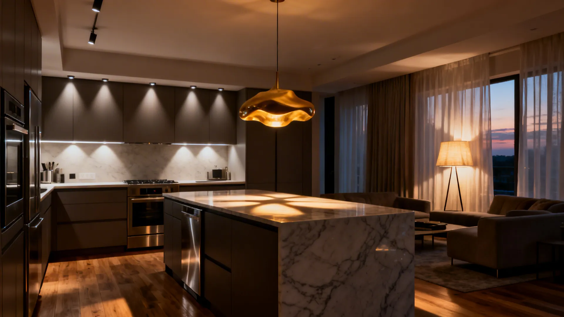 4. Layer lighting for mood and function