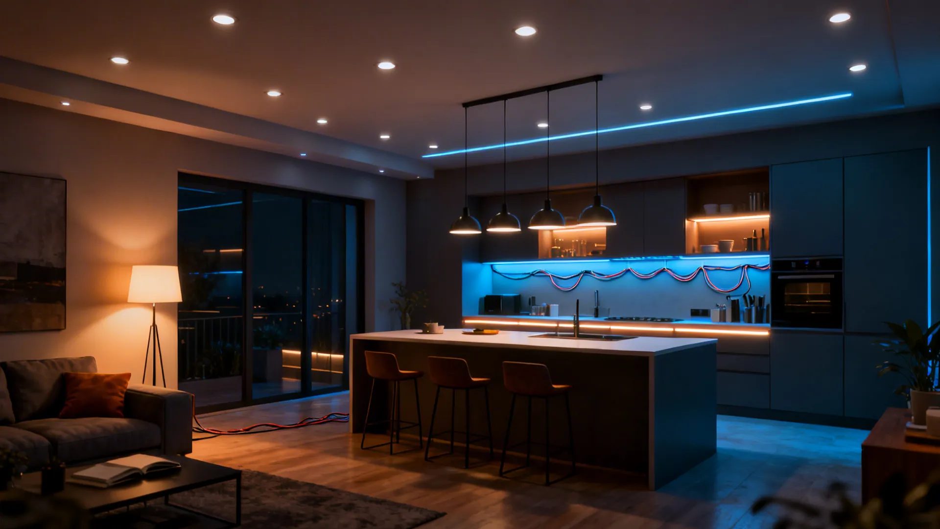 5. Optimize lighting layers for depth and function