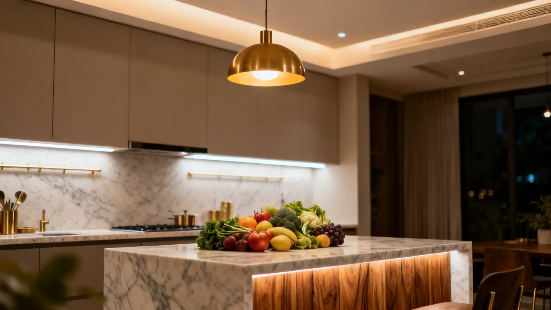 Layered Lighting That Flatter Food and People