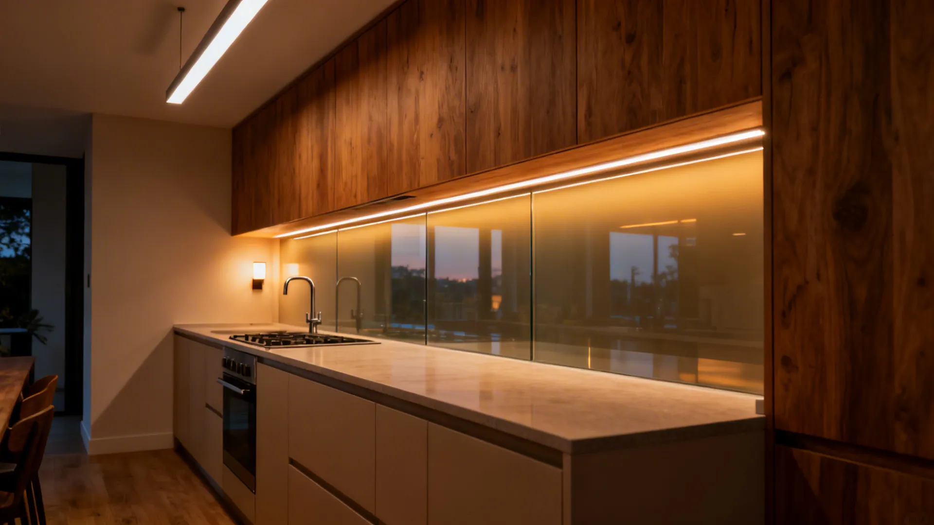 Layered Lighting on a Single Rail