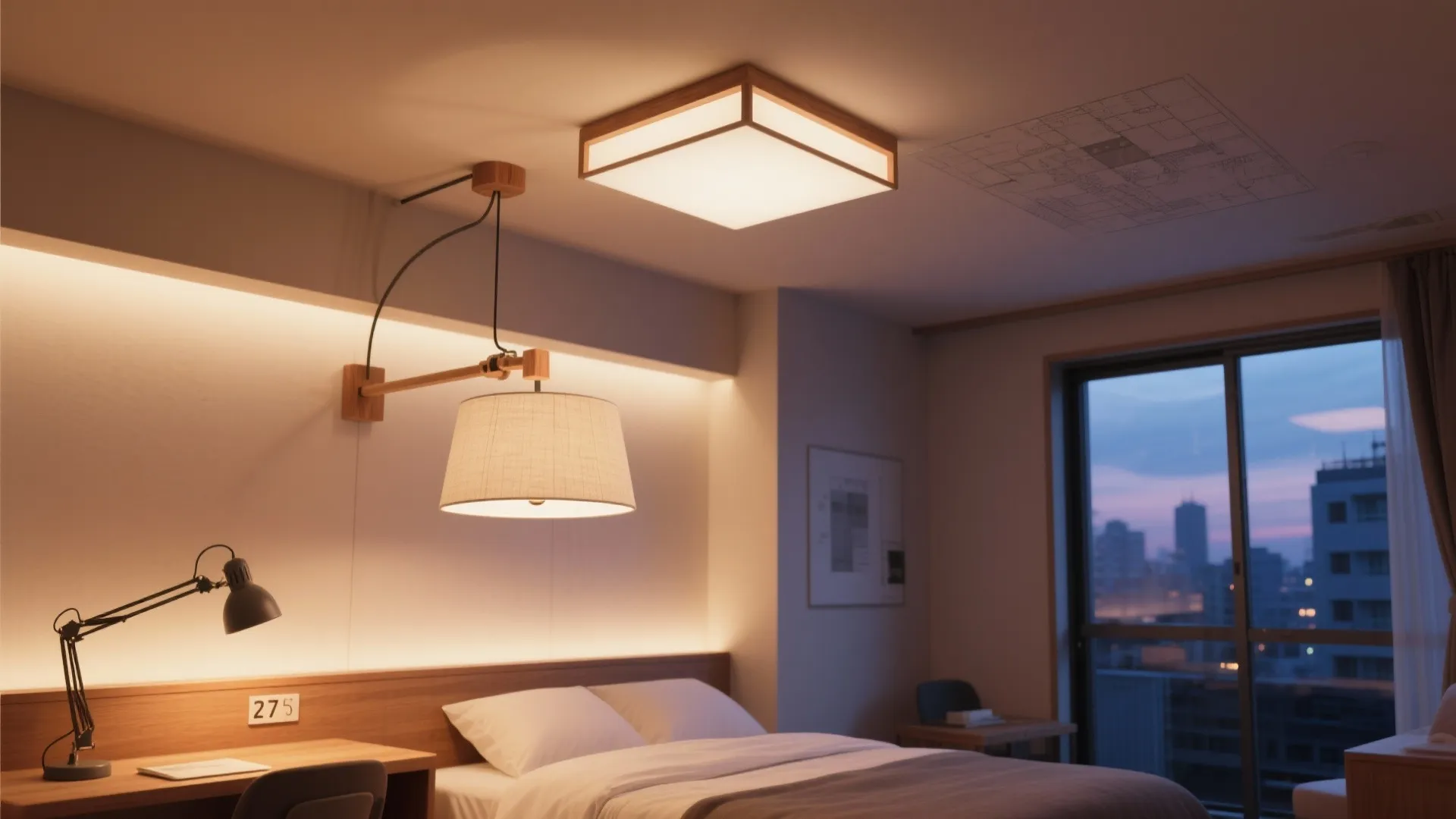 光のレイヤーを足す：東京の小户型でも手元・間接・全体照明を分離