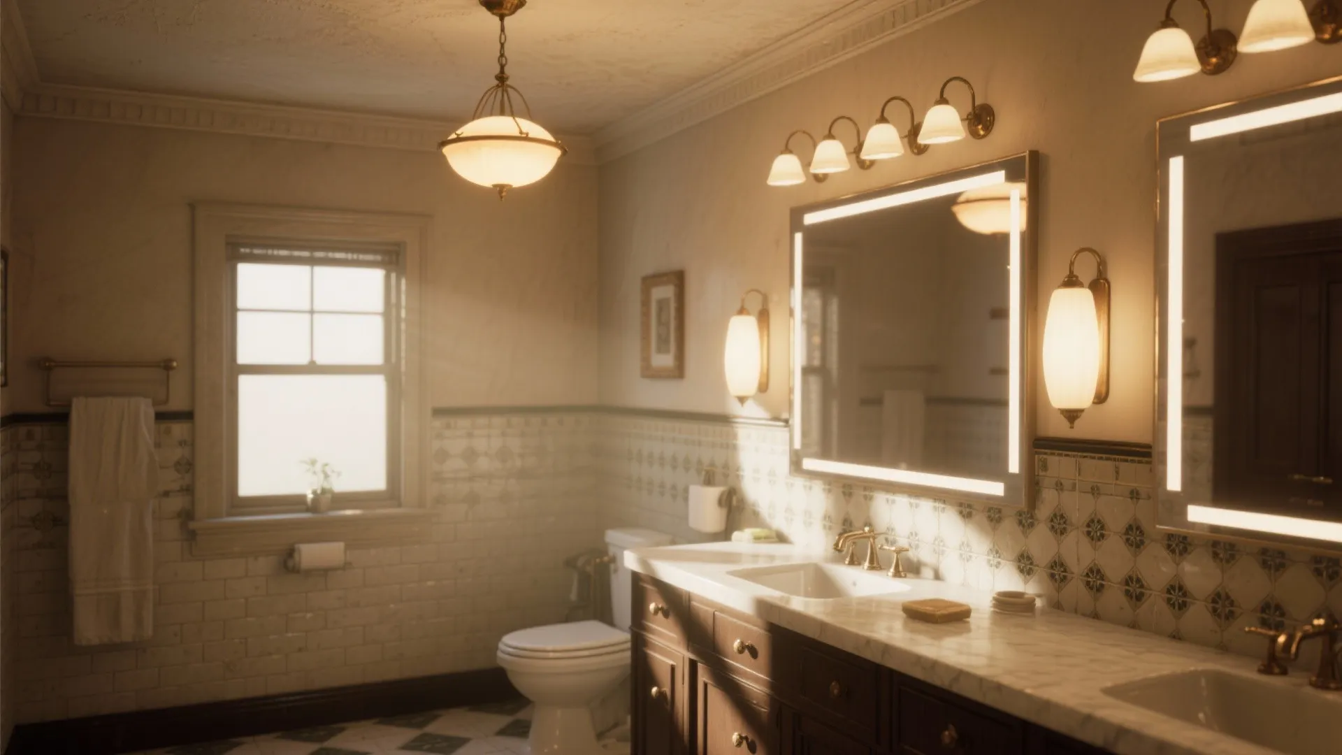 2. Layered lighting to add depth