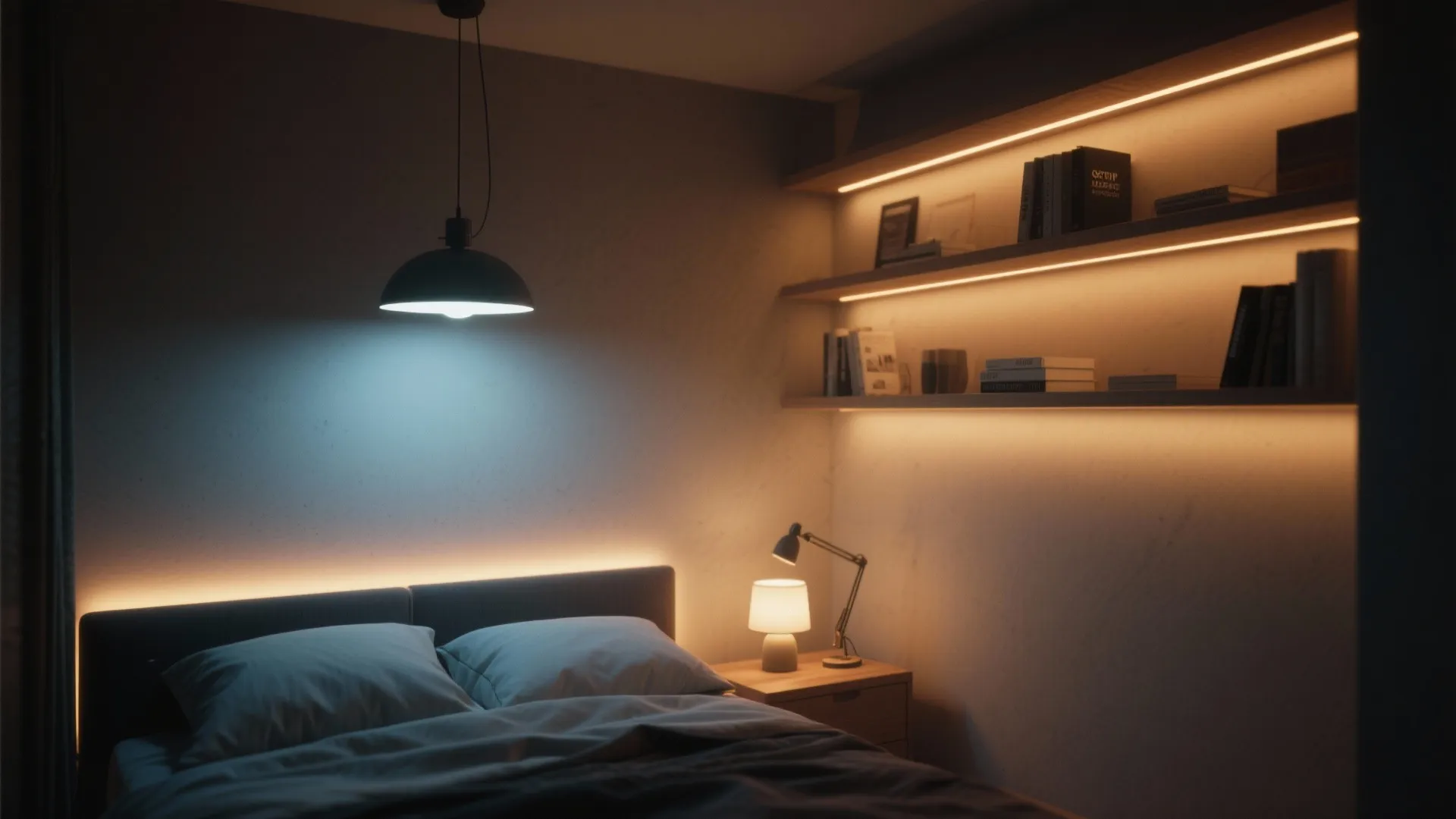 2. Layered lighting to create depth