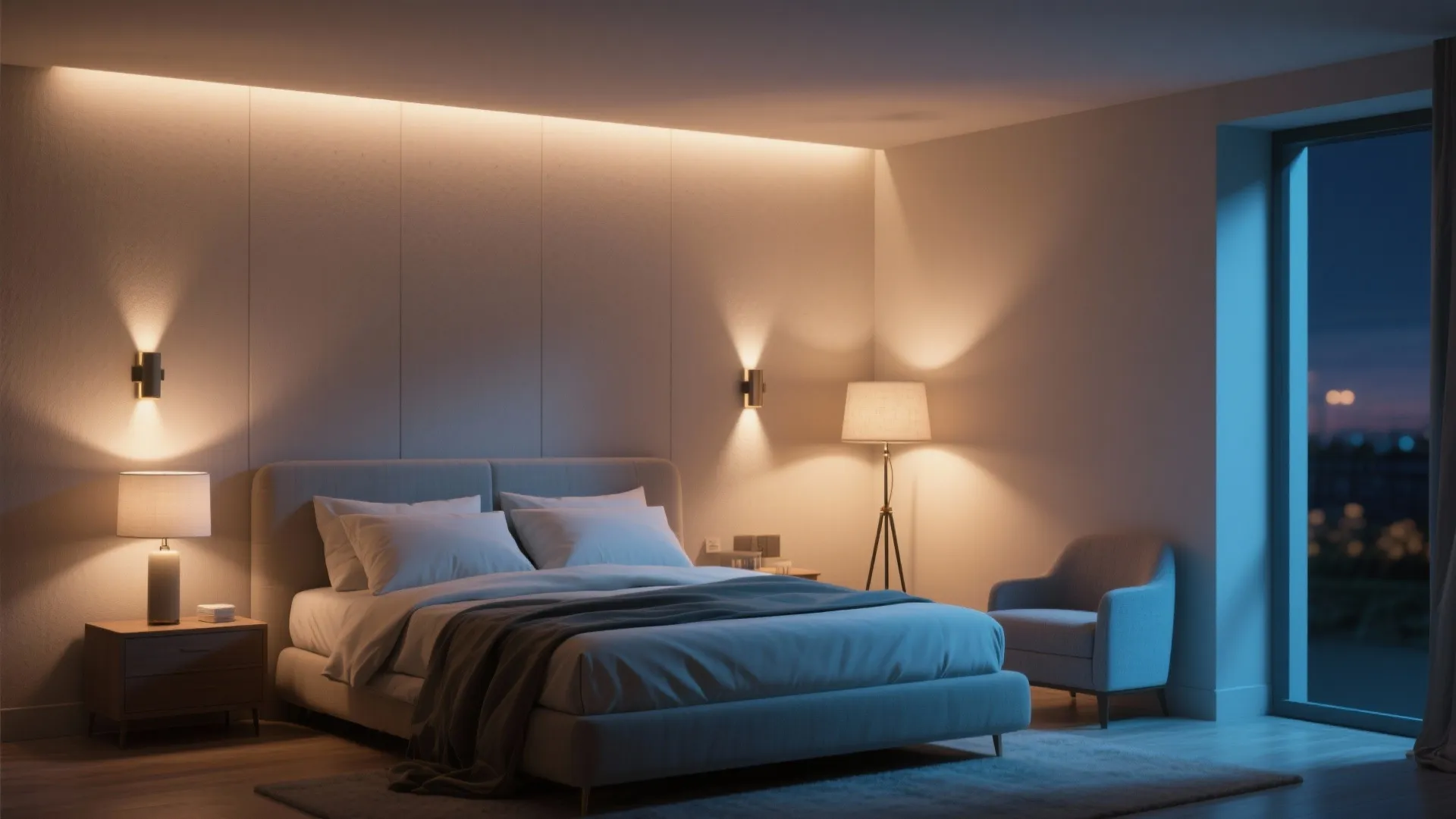 3. Layered lighting for depth and mood