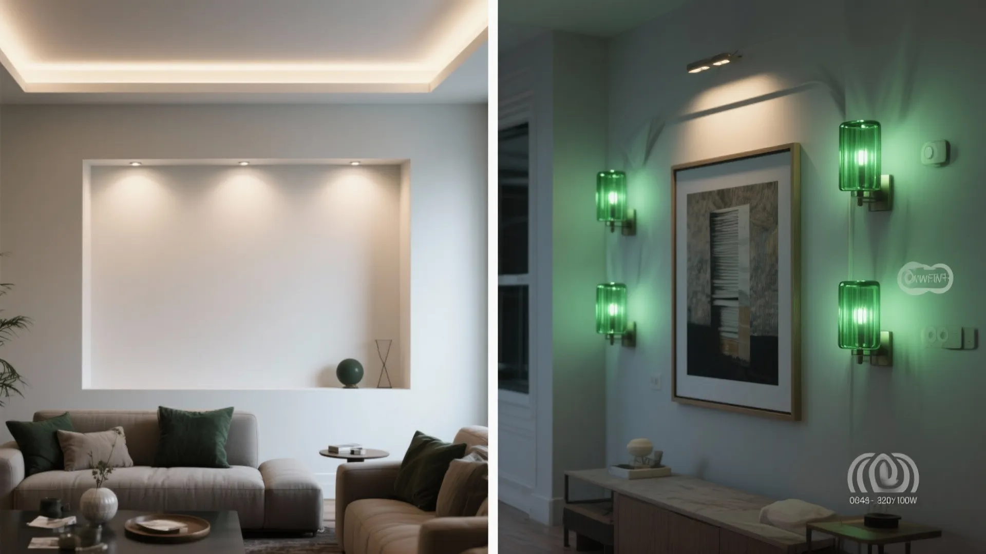 5. Layer with recessed lighting