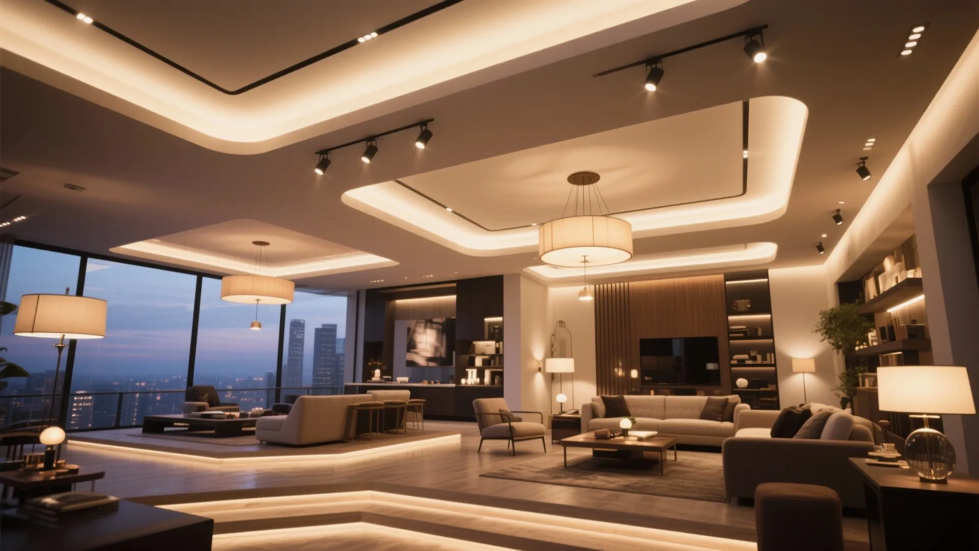 Layered Lighting Ceilings