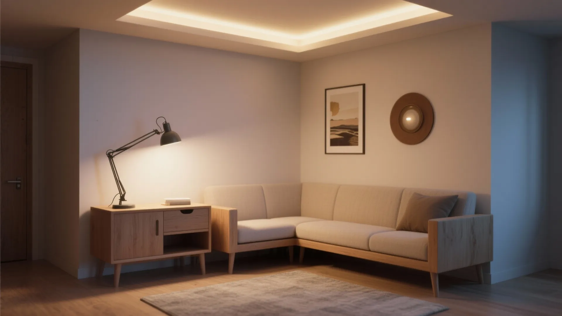 1. Layer ambient, task, and accent light