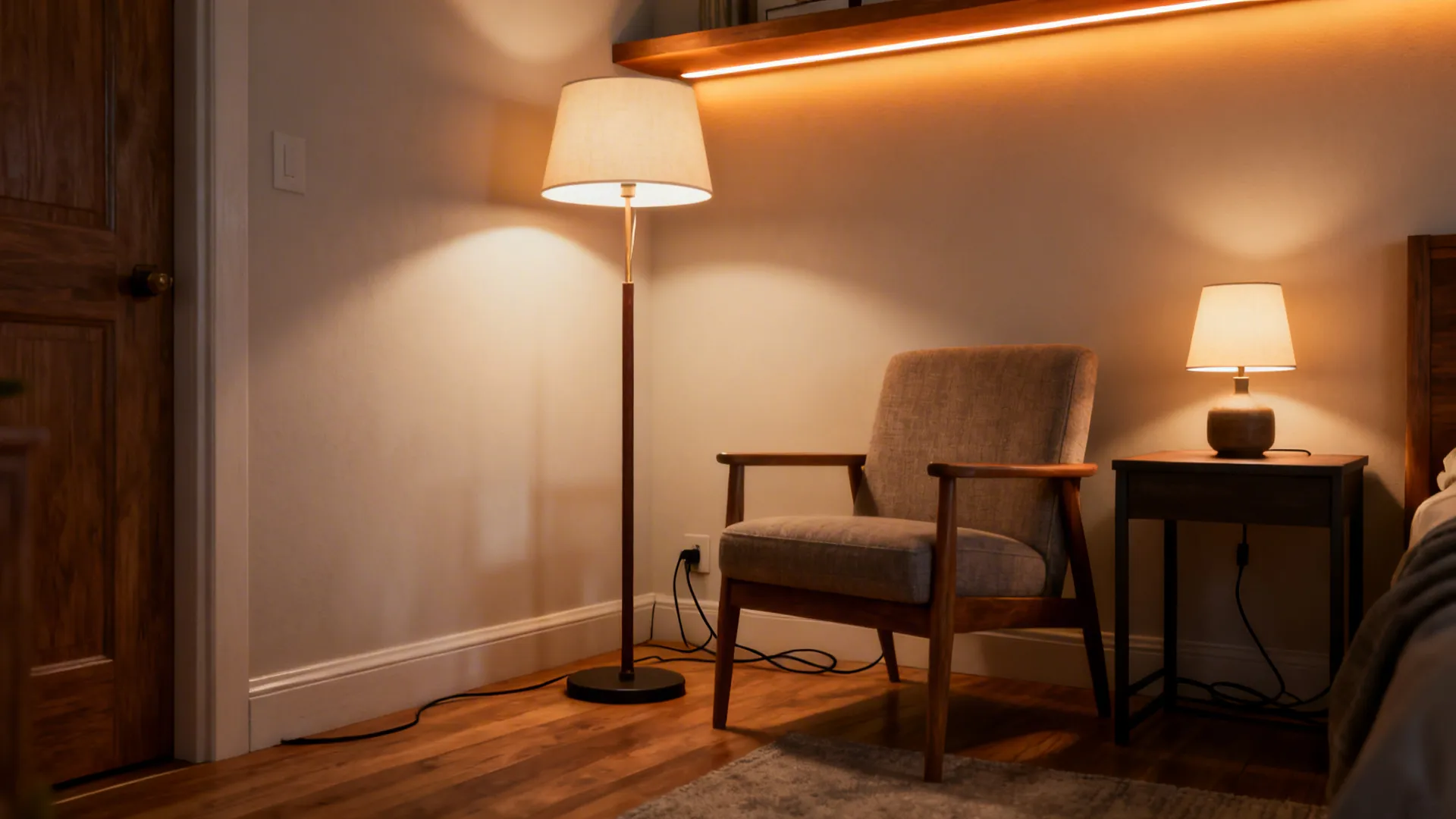 2. Layered lighting on a budget