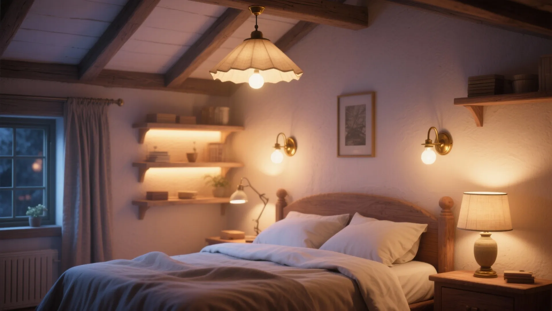 3. Layered Lighting for Cozy Ambience