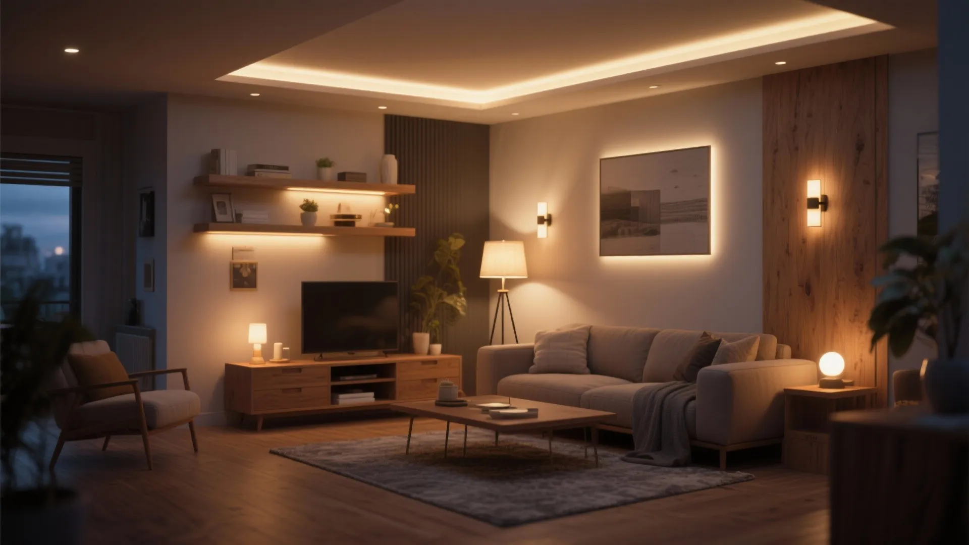 8. Layered Lighting Design