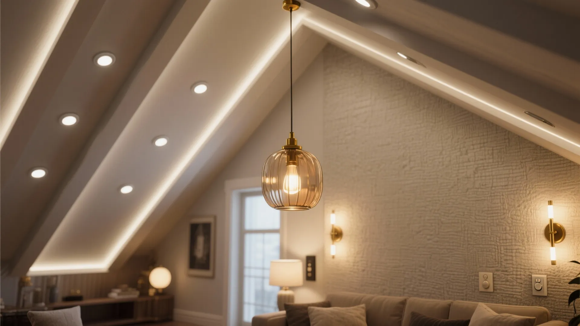 1. Layered Lighting to Soften Scale