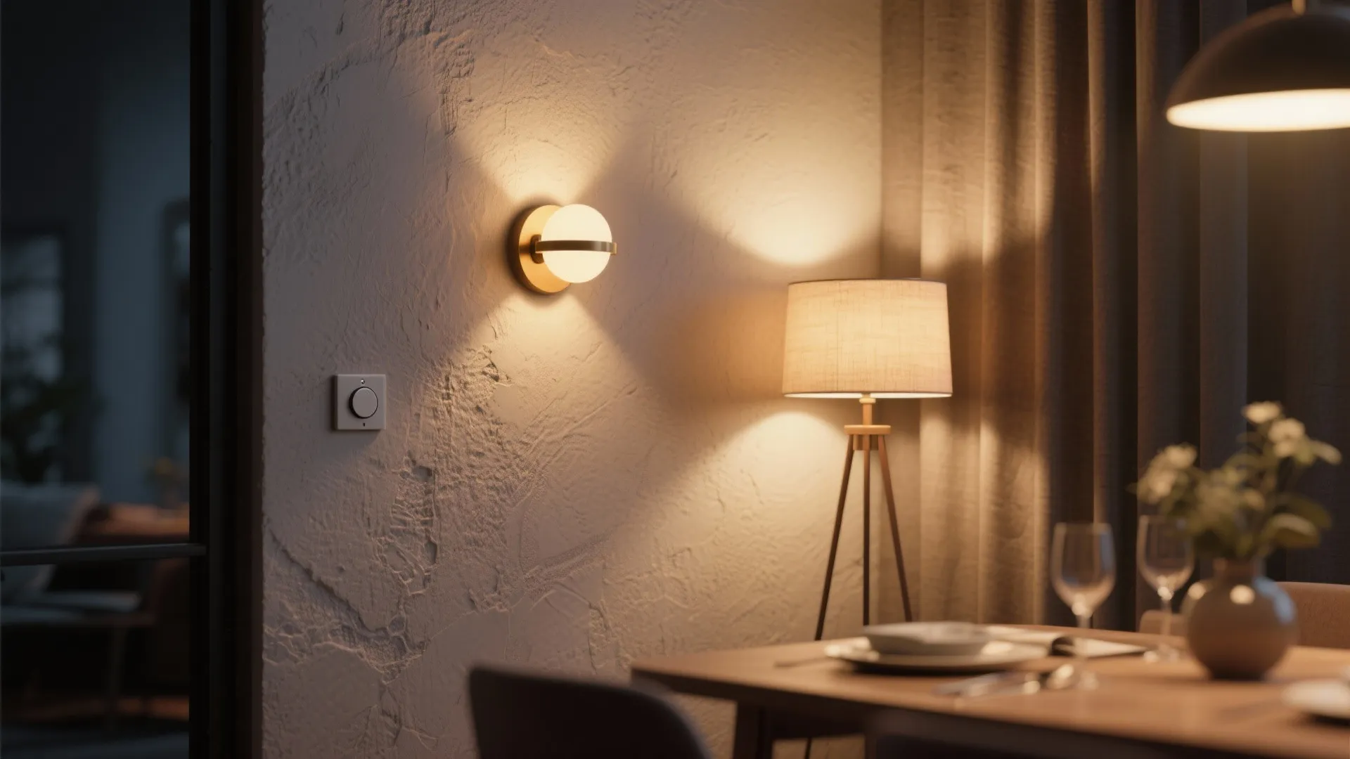 5. Dimmer + Layered Lighting for Flexible Moods