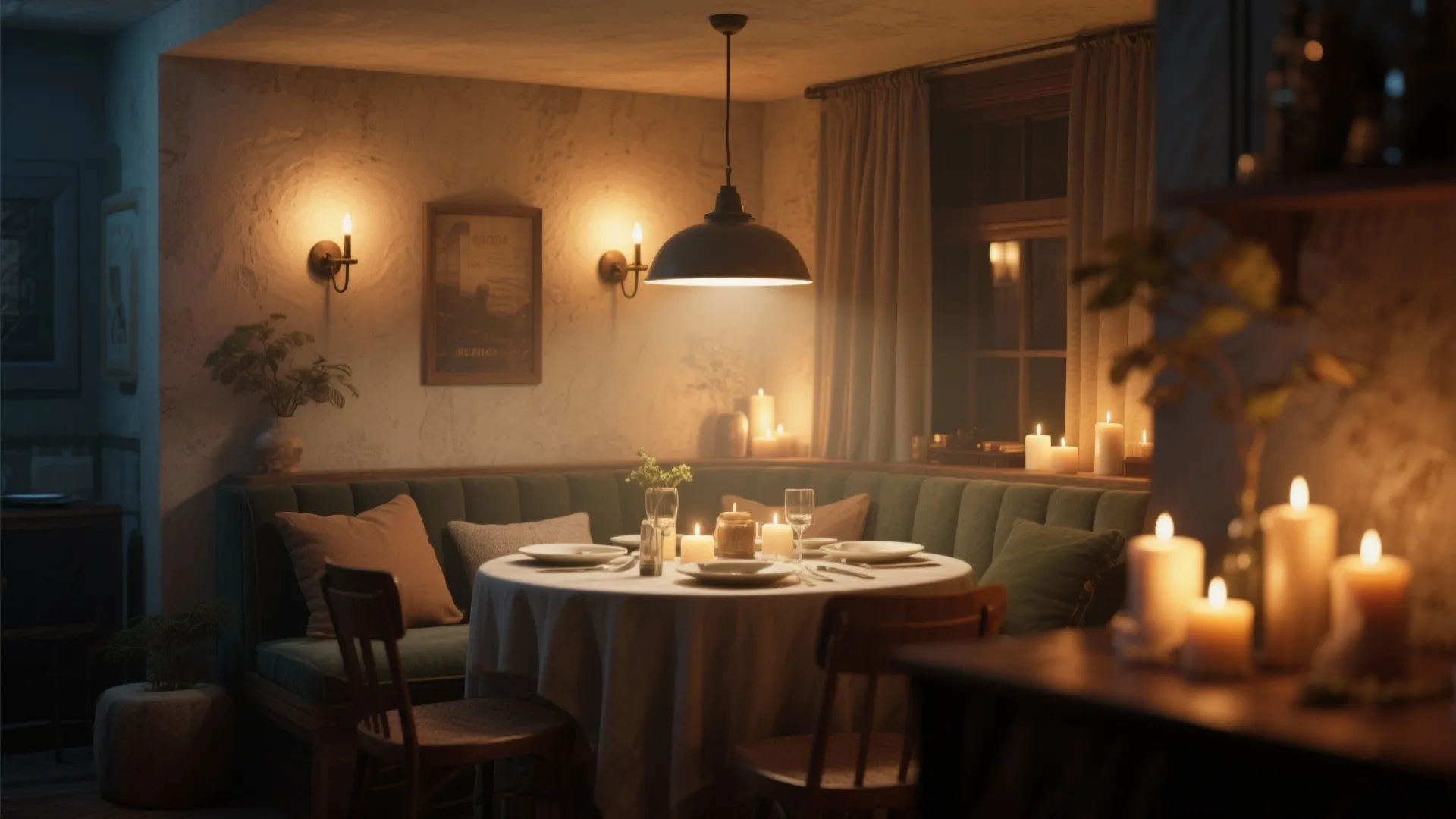 Mixed lighting layers for mood control