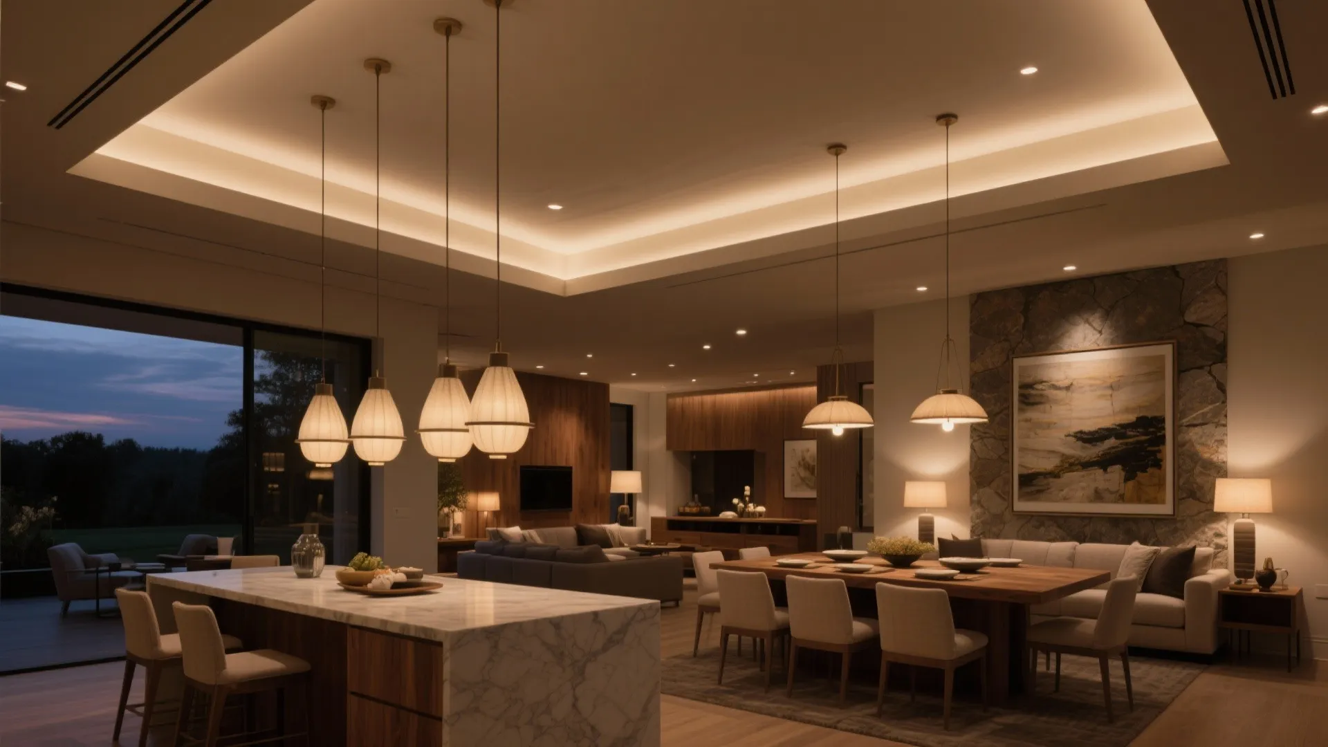 Lighting in Three Layers: Architectural, Decorative, and Accent