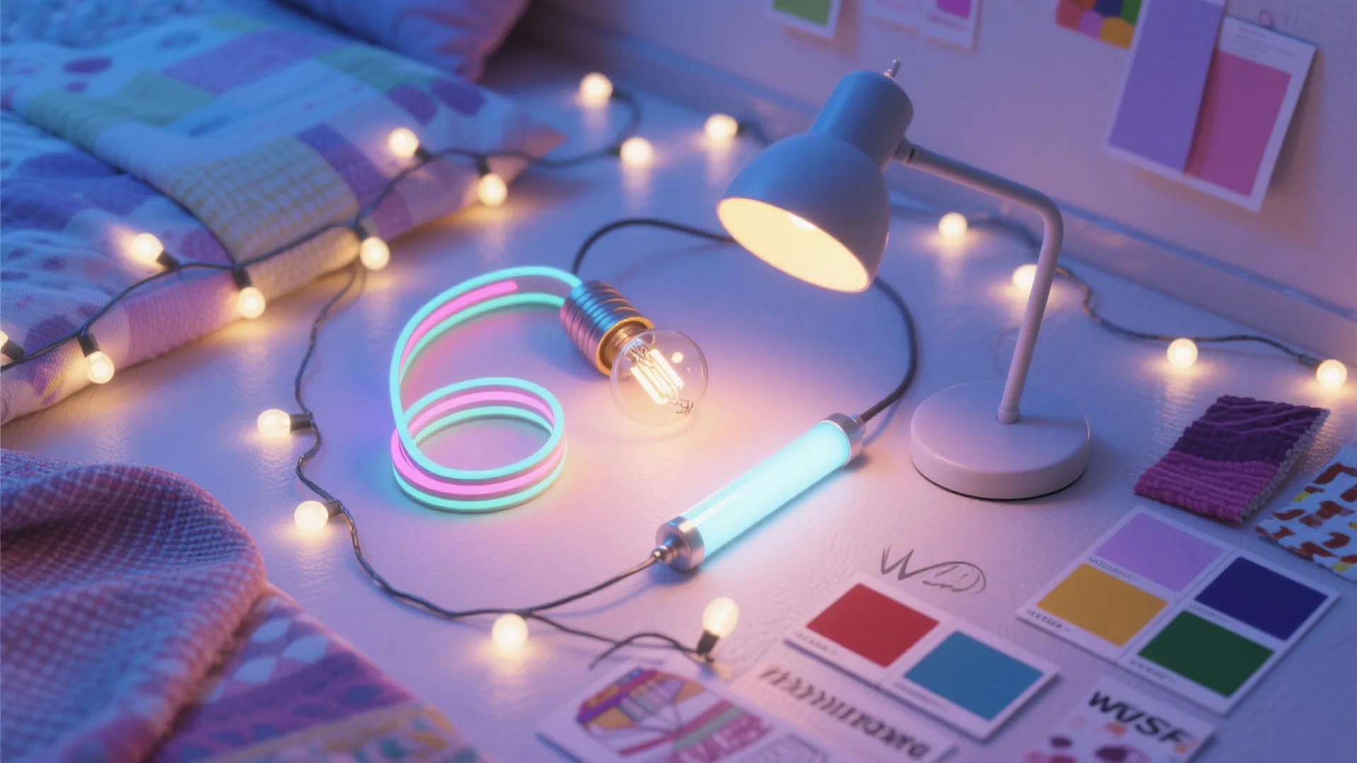 5. Layered Lighting for Mood