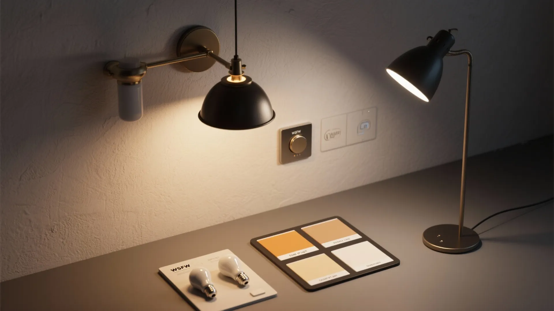 3. Use layered lighting to shorten the room visually