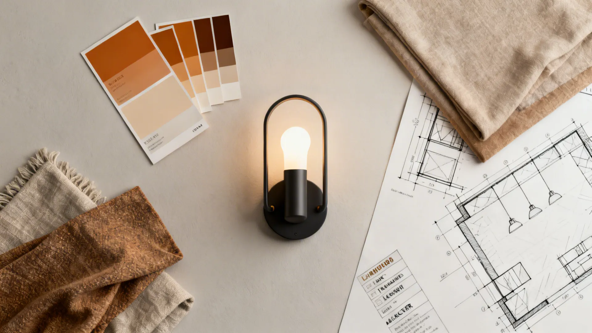 5. Layered lighting with dimmable wall sconces