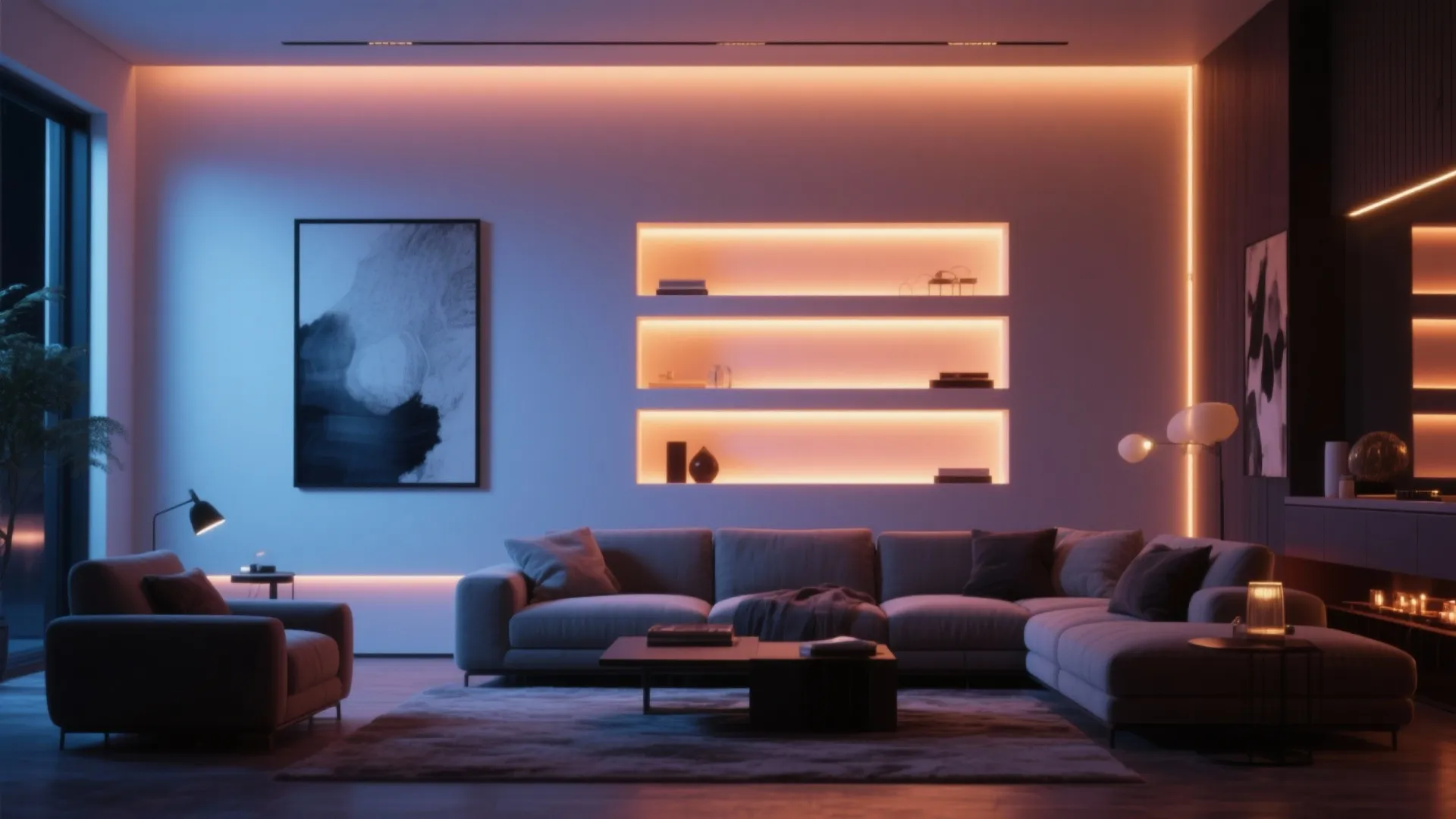 Layered Lighting as a Focal Feature