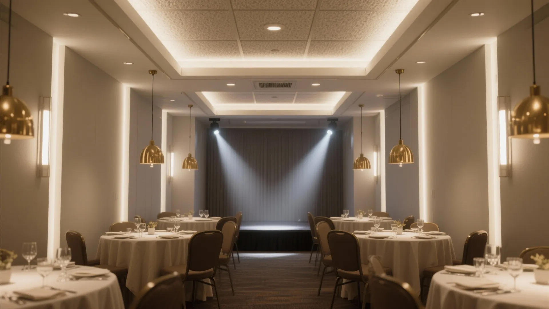 Layered lighting for mood and flow