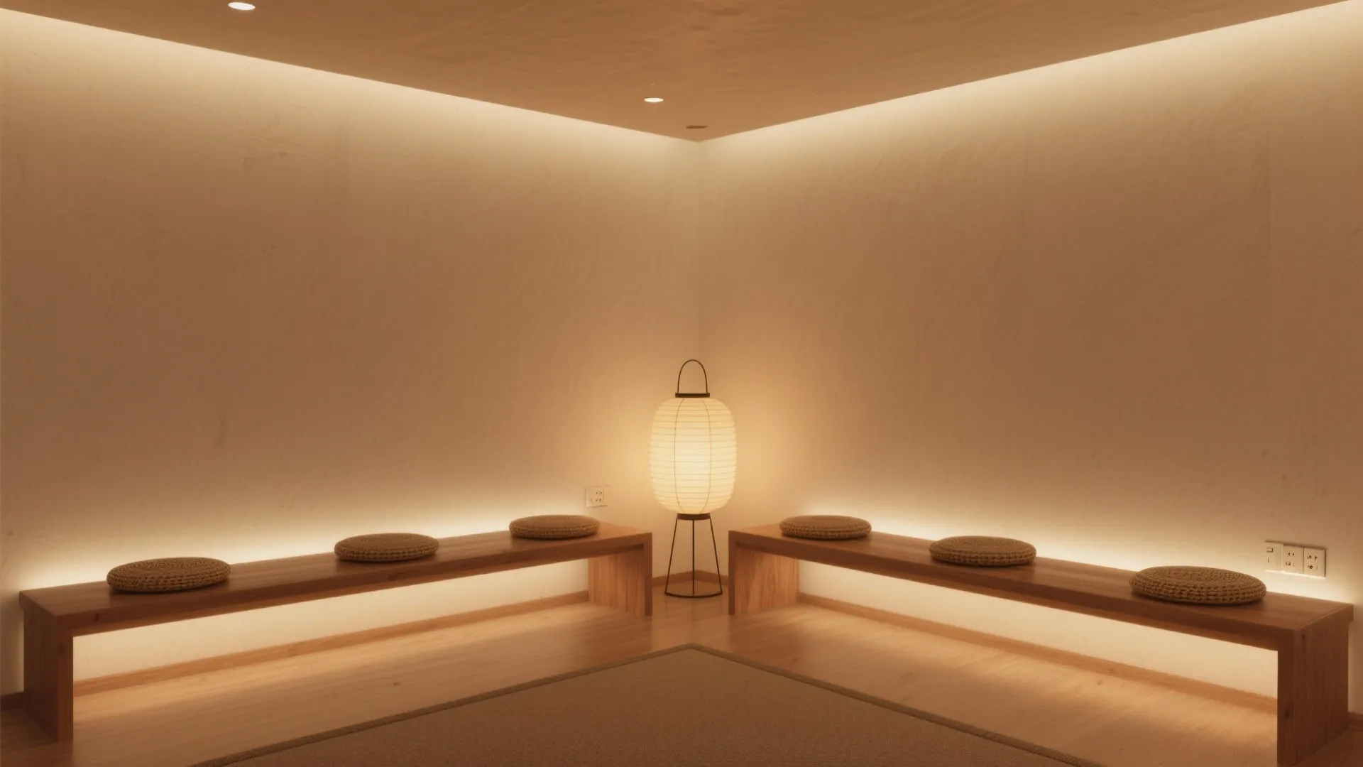 1) Soft, layered lighting for mindful focus