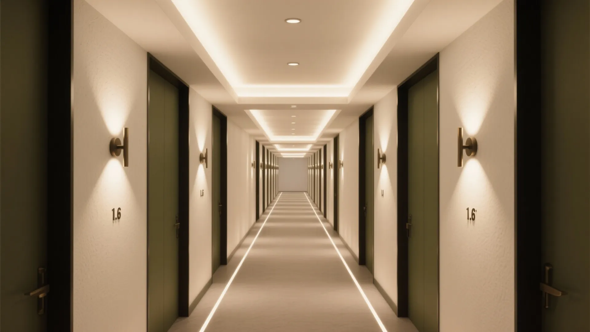 Layered lighting for depth and safety