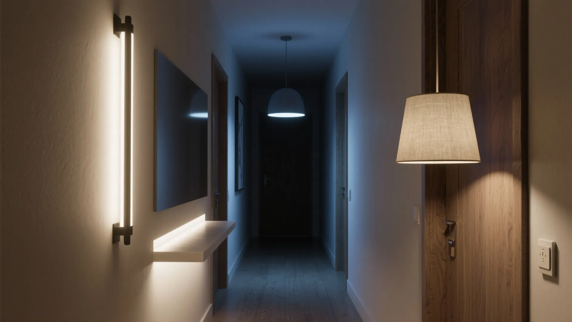 Lighting Layers: Wall Grazing, Low Glow, and a Statement