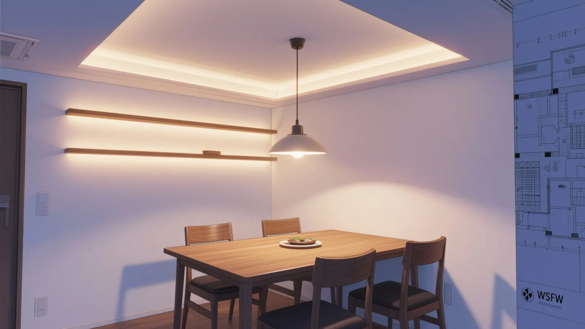 照明は“層”で考える：天井＋間接＋手元の三点設計