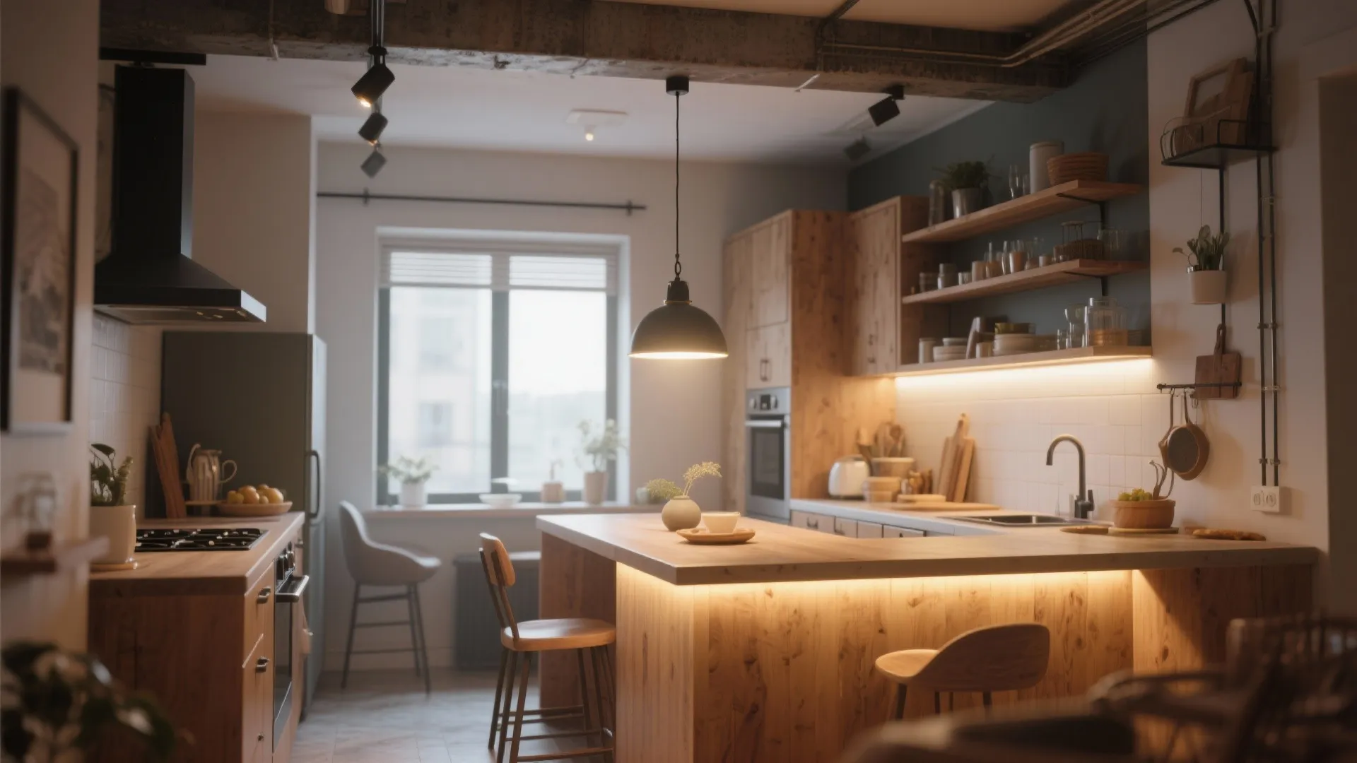 1. Layered Lighting for Mood and Function