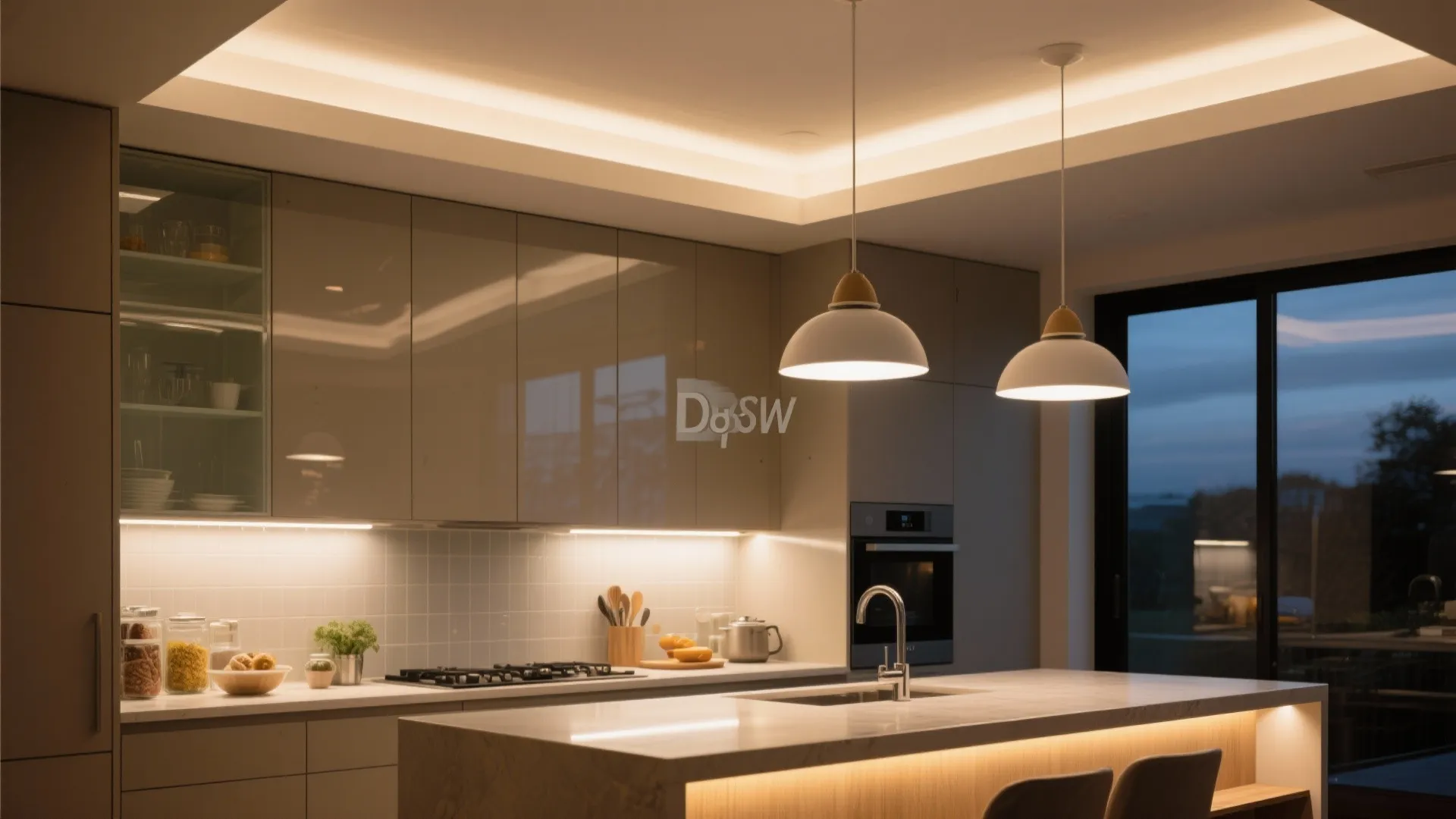 Layered Lighting with Task and Ambient Zones