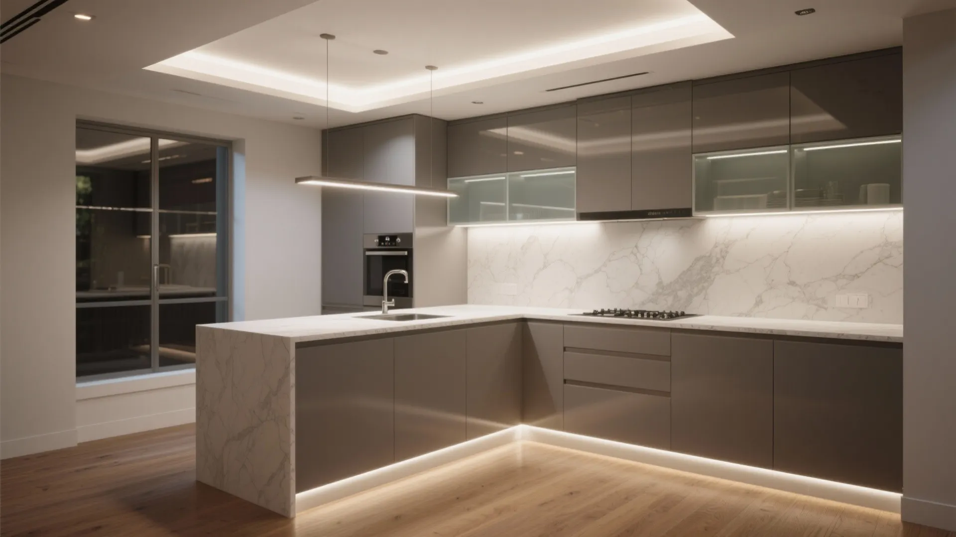 Layered lighting for a tailored glow