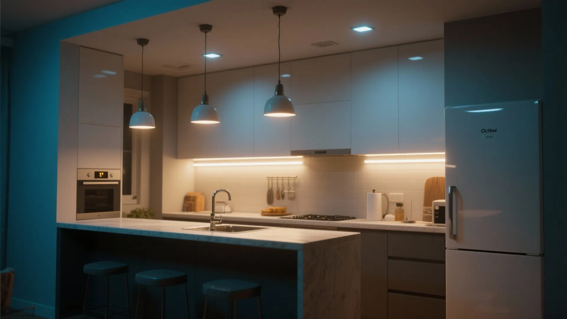 5. Layer lighting to avoid a flat finish