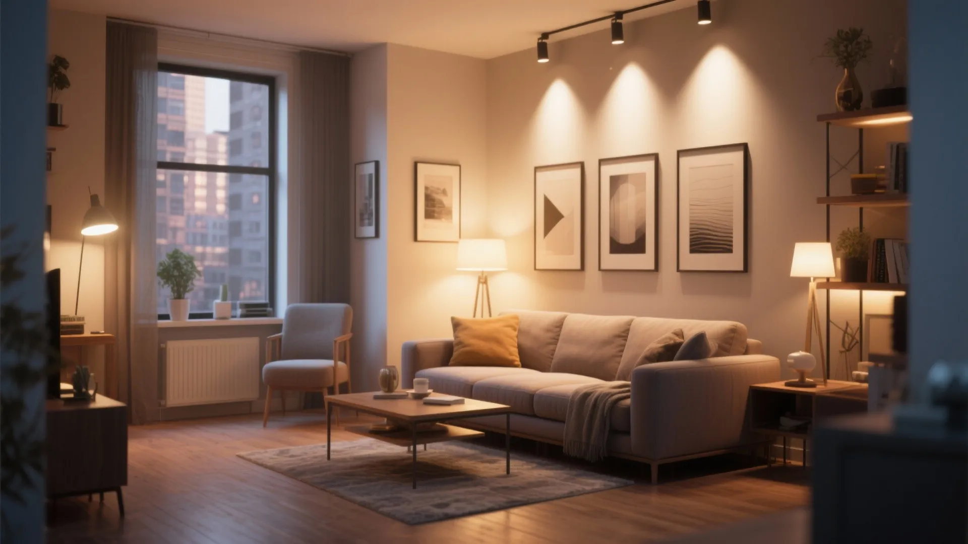 1. Layered Ambient and Accent Lighting