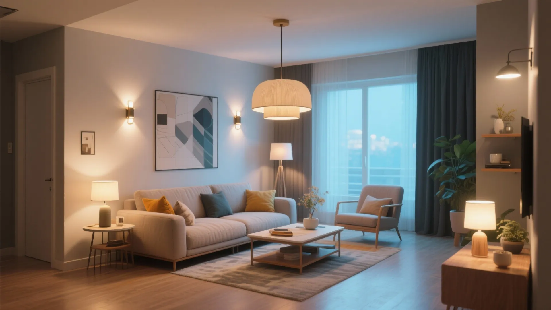 2. Layered Lighting for Versatility